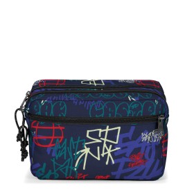 Trousse de Toilette Eastpak Mavis 2Q7 Street Tags Blue - Maroquinerie Quey Chralieu