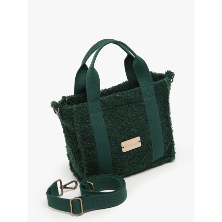 Sac porté main Woomen Vegan Muflier Vert - Maroquinerie Quey Charlieu